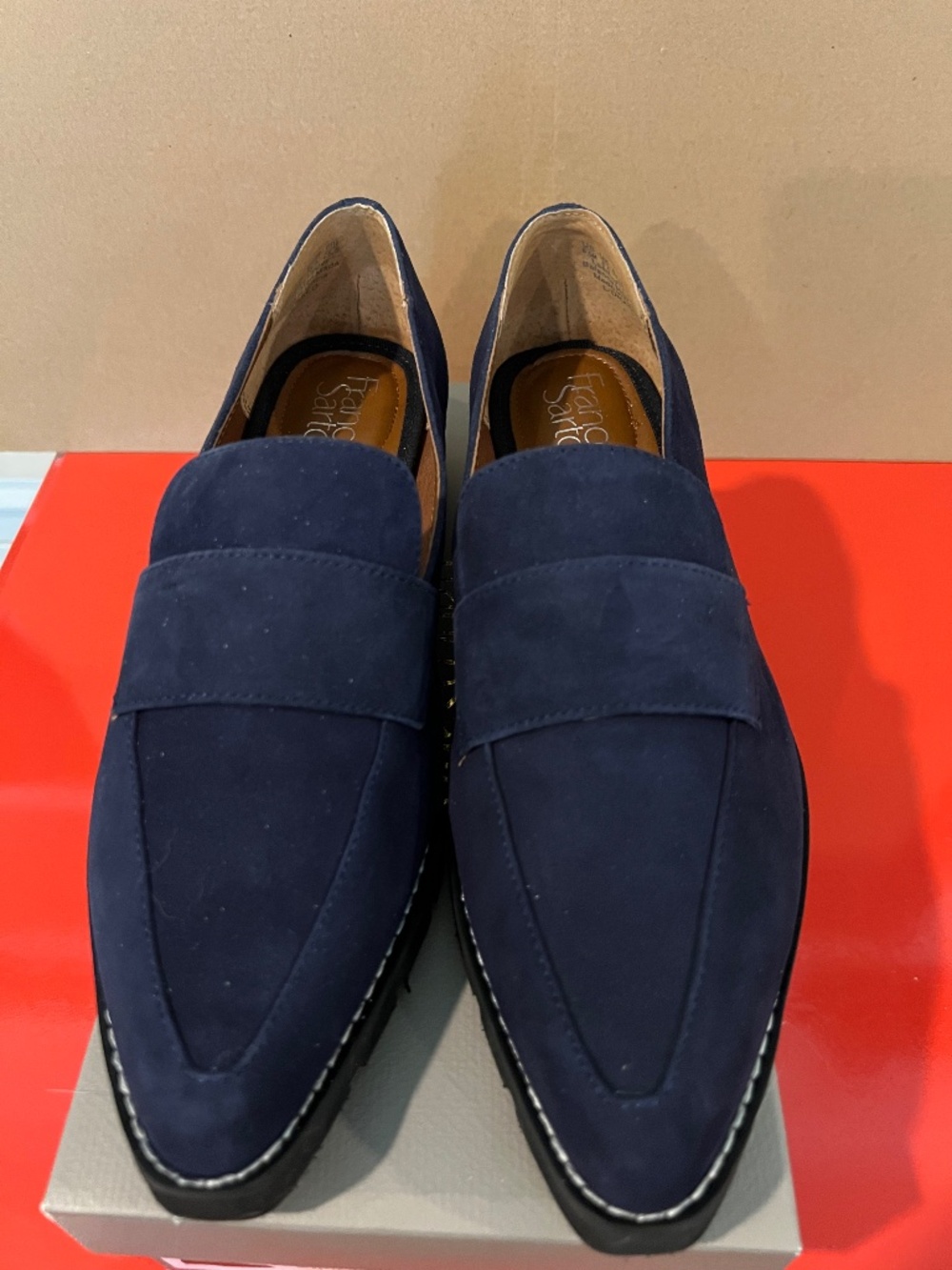 Franco Sarto Blue Suede Shoes 8.5M